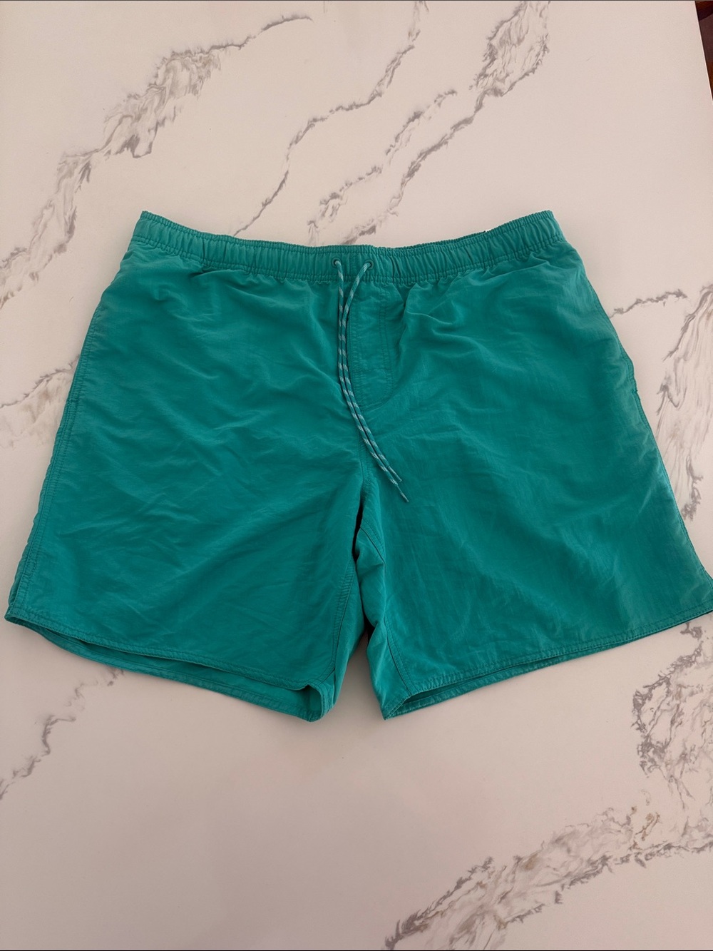 Brand New, never worn!!! St. John's Bay Teal Swim Trunks with Drawstring Waist